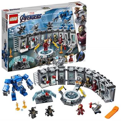 LEGO Super Heroes Sala delle Armature di Iron Man, Set di Costruzione Ricco di Dettagli per Bambini +7 Anni e per i Fan Marvel Avengers, 76125