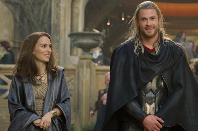 Un'immagine di Thor e Jane Foster
