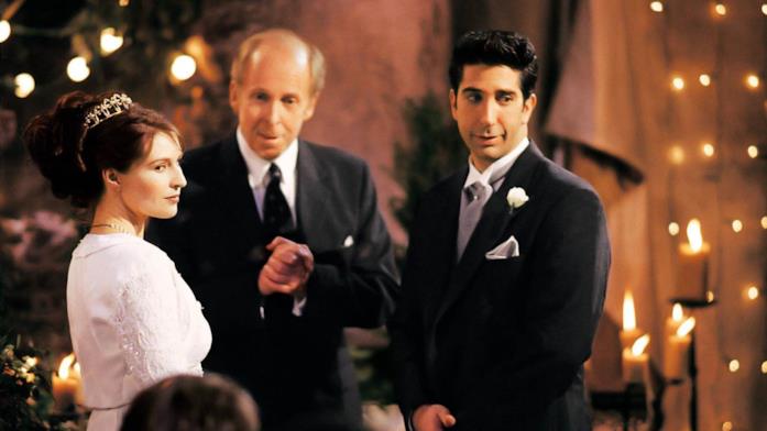 Friends: Ross in una scena dalla serie