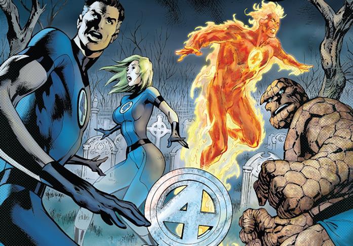 Dettaglio della cover di Fantastic Four By Jonathan Hickman Vol. 4