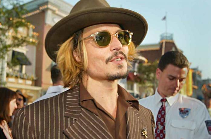 Johnny Depp a un evento pubblico