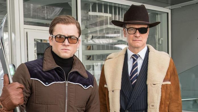 Eggsy e Galahd in Kingsman: Il Cerchio d'Oro