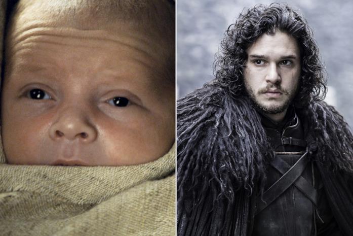 È Jon Snow il bambino affidato da Lyanna Stark al fratello Ned? Jon Snow in fasce e da adulto?