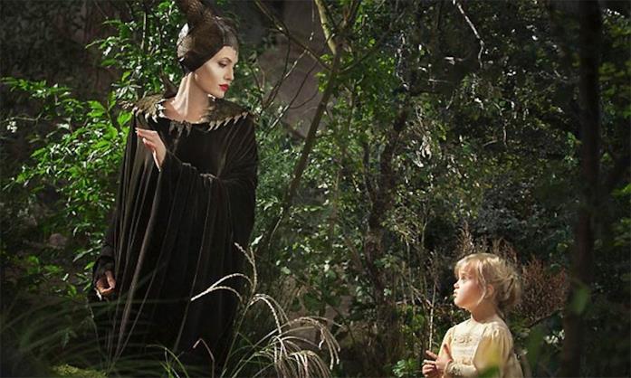 Malefica e la piccola Aurora Angelina Jolie e sua figlia Vivienne Jolie-Pitt