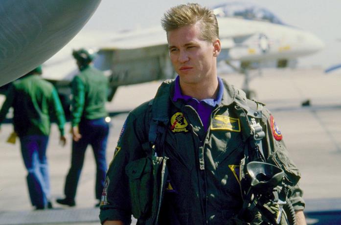Un'immagine di Iceman in Top Gun