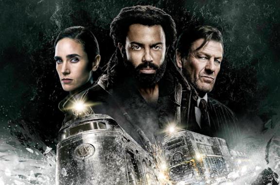 Primo piano di Jennifer Connelly, Daveed Diggs e Sean Bean