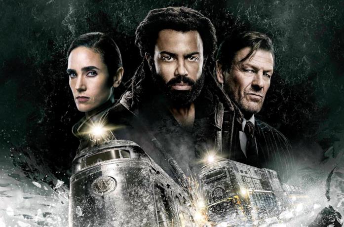 Primo piano di Jennifer Connelly, Daveed Diggs e Sean Bean