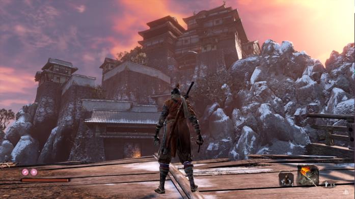 Sekiro paesaggio nipponico Sekiro castello feudale giapponese
