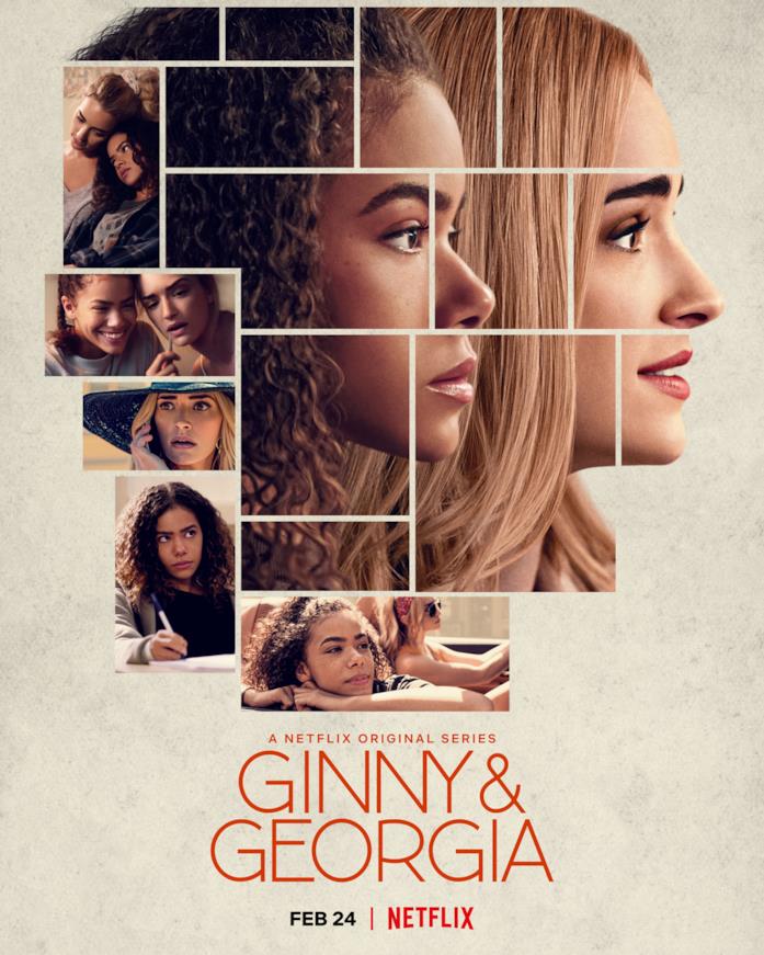 Il poster di Ginny & Georgia Il cast nella locandina di Ginny & Georgia