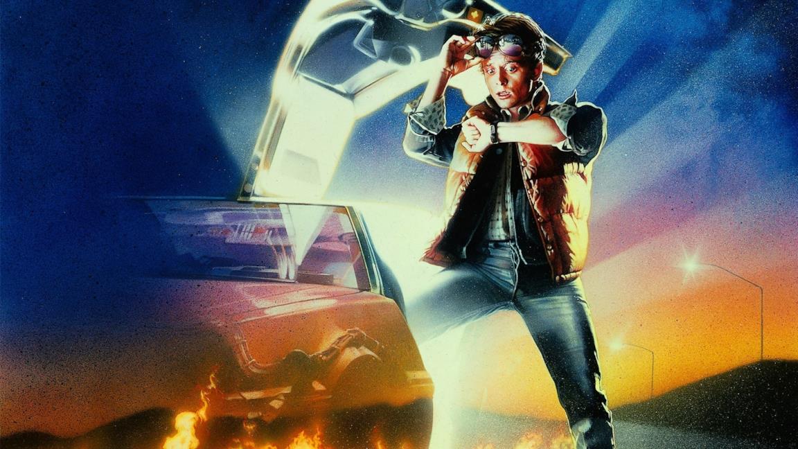 Marty e la DeLorean di Ritorno al Futuro