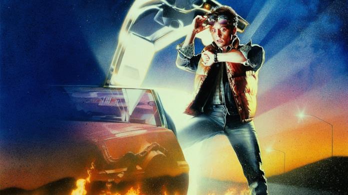 Marty e la DeLorean di Ritorno al Futuro