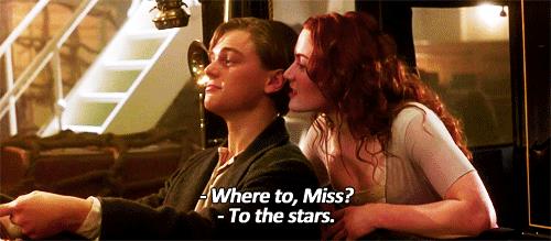 Where to, Miss? Jack e Rose in una scena di Titanic