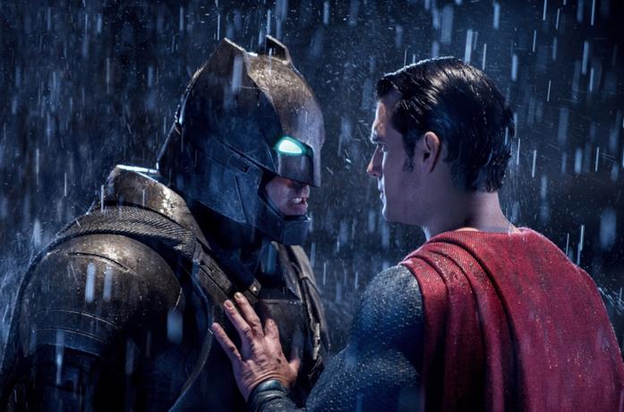 Batman e Superman in una scena del film Dawn of Justice