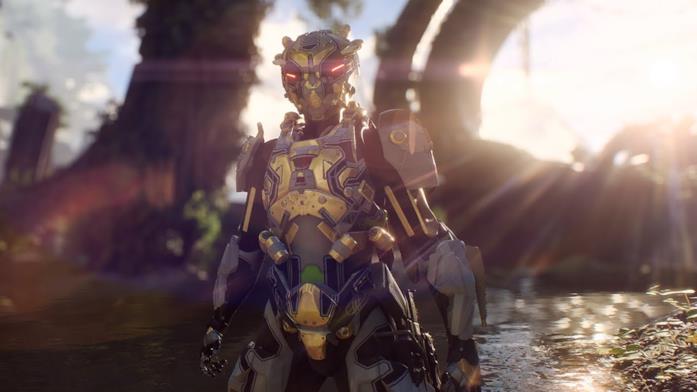 Anthem richiederà PS Plus o Xbox Live Gold: la conferma da EA Un Javelin in Anthem