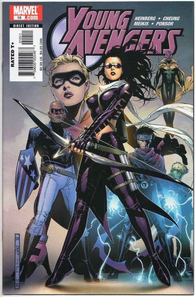 La nuova eroina Kate Bishop La copertina del fumetto Young Avengers con Hawkeye
