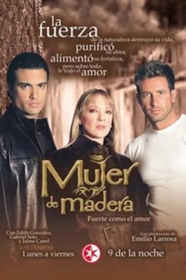 Poster Mujer de Madera