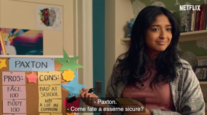 Non ho mai... Devi in una scena di Non ho mai...