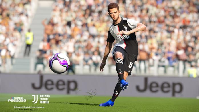 Miralem Pjanic sarà il volto di eFootball PES 2020 Miralem Pjanic in uno screen di PES 2020