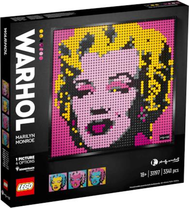 Marilyn Monroe di Andy Warhol LEGO Art