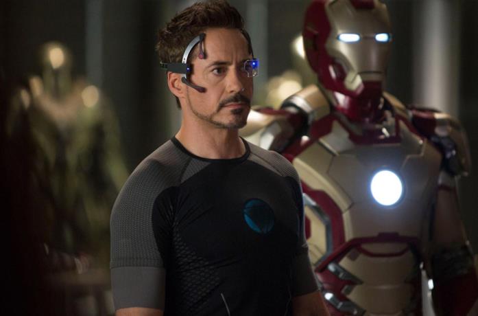 Un'immagine di Tony Stark in Iron Man 3