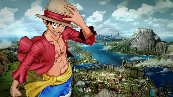Rufy posa in un artwork ufficiale di One Piece: World Seeker