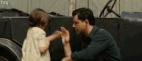 Cinderella man, Russell Crowe papà sul ring Russell Crowe in una scena del film