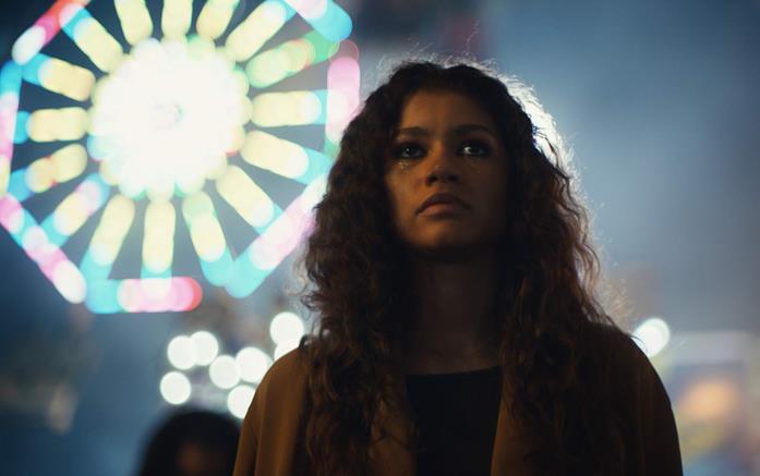 Zendaya Euphoria Zendaya in una scena di Euphoria
