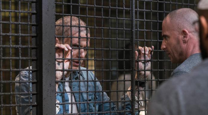 Wentworth Miller e Dominic Purcell in Prison Break Prison Break, Dominic Purcell e Wentworth Miller nei panni di Lincoln e Michael