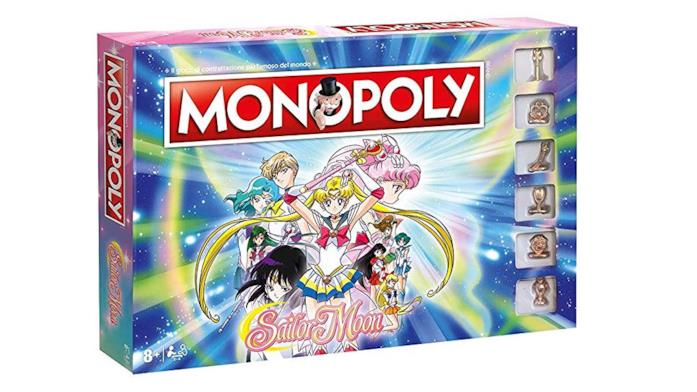 La confezione del Monopoly versione Sailor Moon