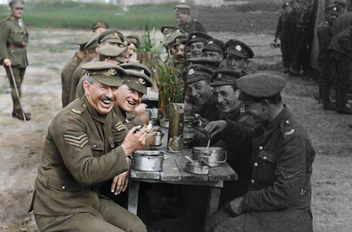 Un'immagine d'archivio del film They Shall Not Grow Old - Per sempre giovani