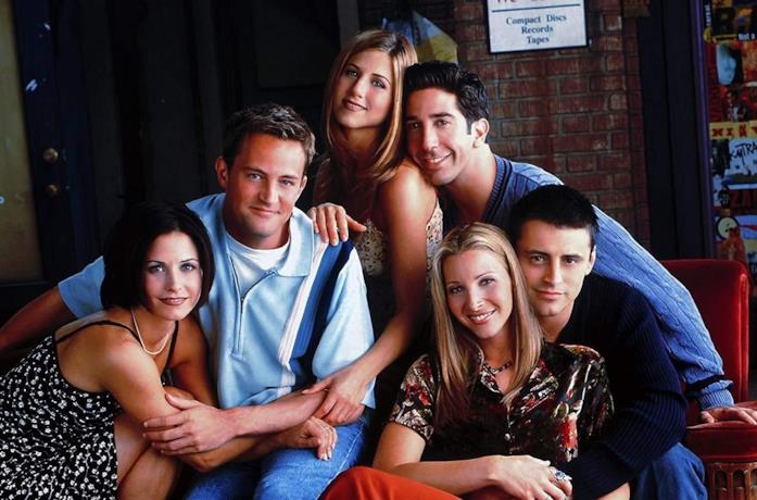 Il cast della serie TV Friends nella decima stagione