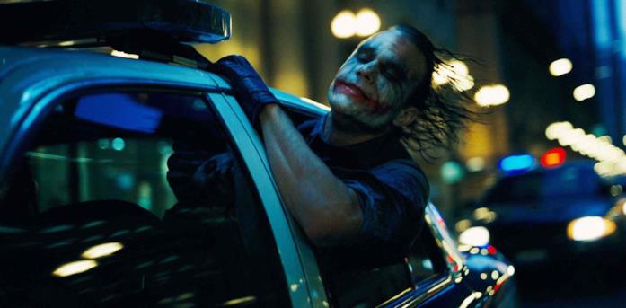 Il cavaliere oscuro: Heath Ledger in una scena Heath Ledger ne Il cavaliere oscuro