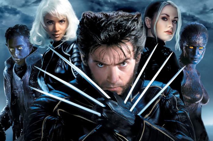 Poster promozionale di X-Men 2; Wolverine in primo piano