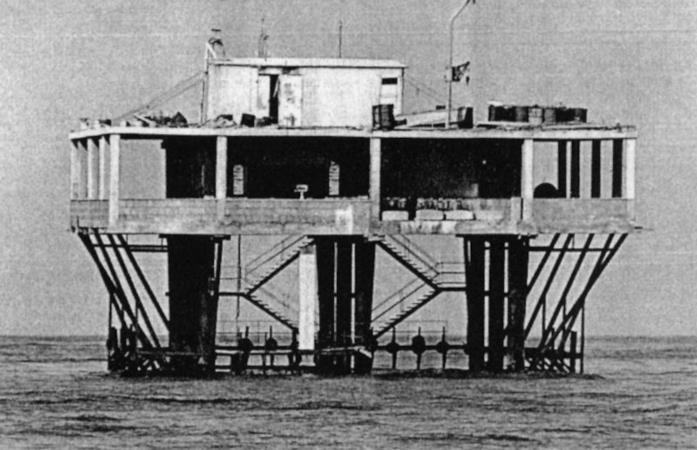 L'Isola delle Rose Una foto dell'Isola delle Rose