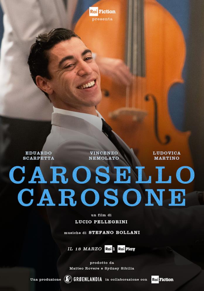 Carosello Carosone: trama e cast del biopic di Rai 1 Il poster di Carosello Carosone