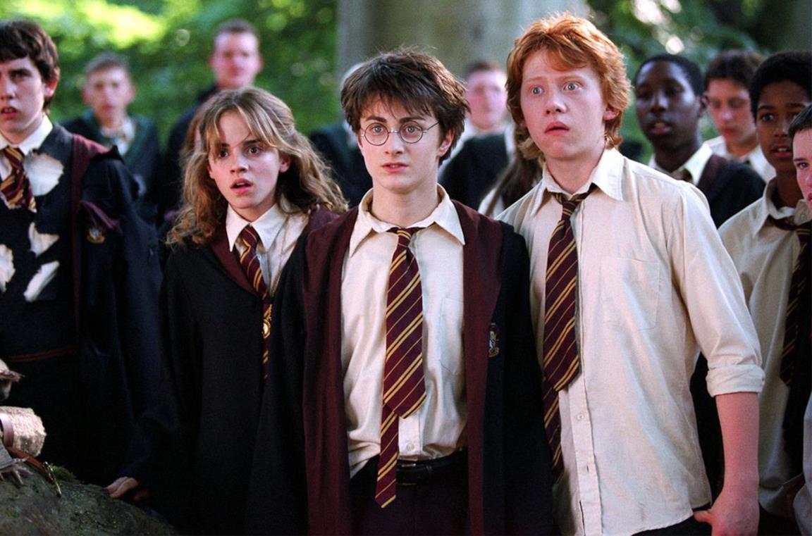 Un'immagine di Harry, Hermione e Ron