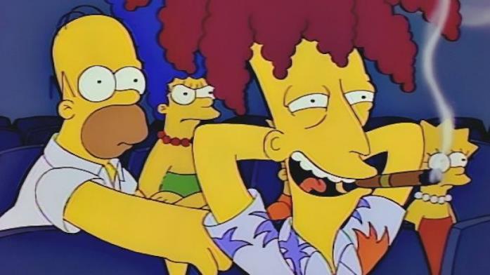 Il promontorio della paura / I Simpson Un'immagine da "Il promontorio della paura" de I Simpson