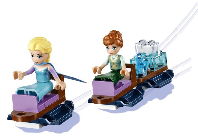 Mini-doll di Elsa e Anna di LEGO Dettagli delle mini-doll di LEGO di Elsa e Anna