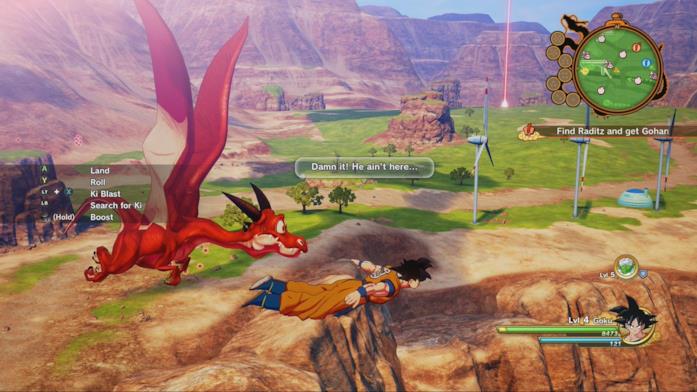 Dragon Ball Z Kakarot esplorazione Kakarot mondo di gioco