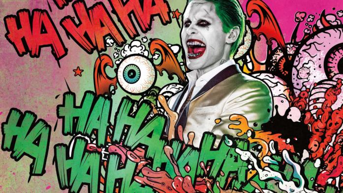 Una promo art del Joker visto in Suicide Squad Jared Leto nei panni di Joker