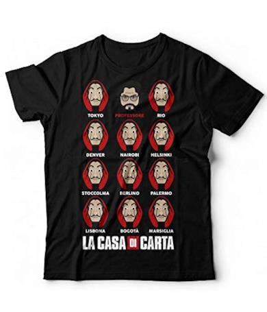 T-Shirt Ispirata La Casa di Carta
