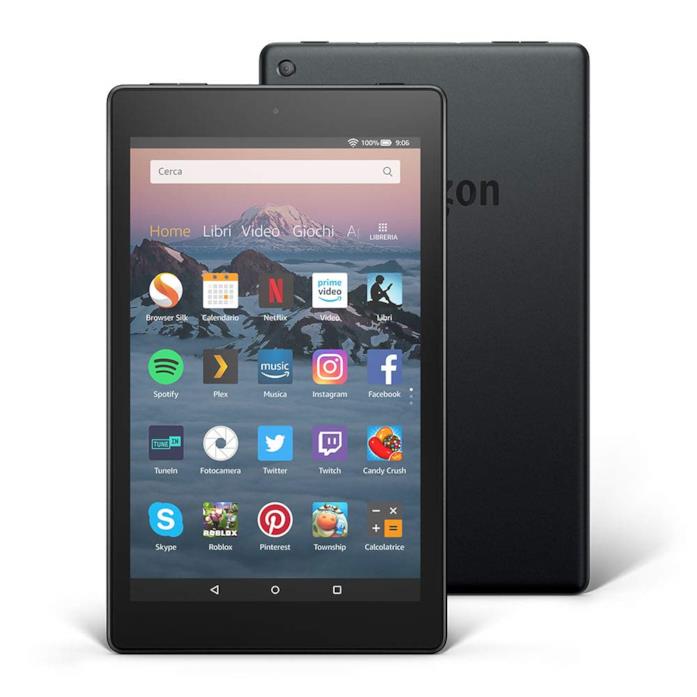 Amazon Fire HD 8 in offerta l'Amazon Prime Day Immagine stampa di Amazon Fire HD 8