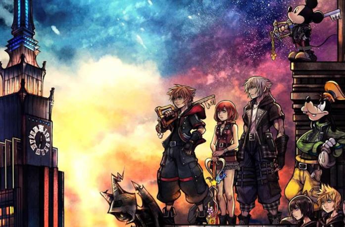 Kingdom Hearts 3: la cover del videogame