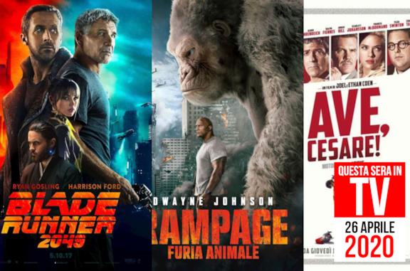 Questa sera film in TV: cosa vedere il 26 aprile 2020 secondo NoSpoiler