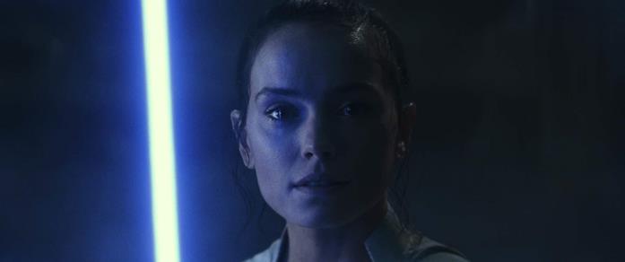 Rey poco prima di affrontare la sua ultima battaglia Daisy Ridley in Star Wars: L'ascesa di Skywalker