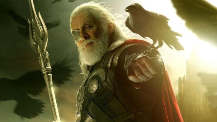 Anthony Hopkins come Odino Odino in Thor