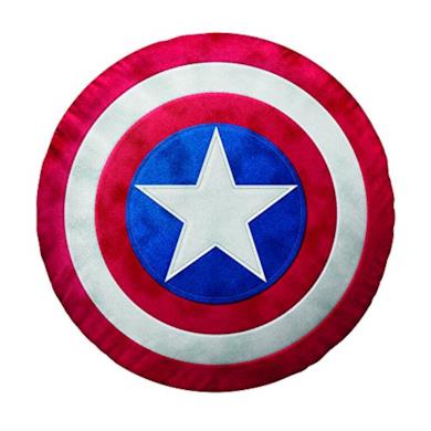 Bassetti 9255333 Captain America Cuscino Scudo Colore Rosso Singolo