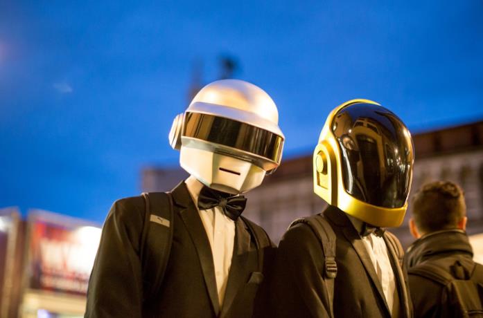 Due cosplayer dei Daft Punk a Lucca Comics & Games