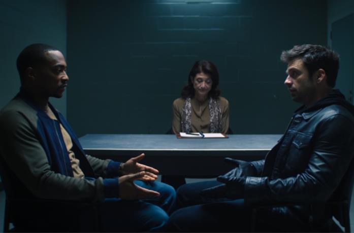 Sam e Bucky a confronto