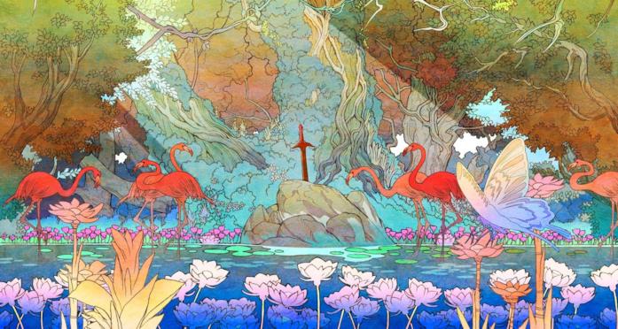 Un suggestivo artwork di Secret of Mana Remake